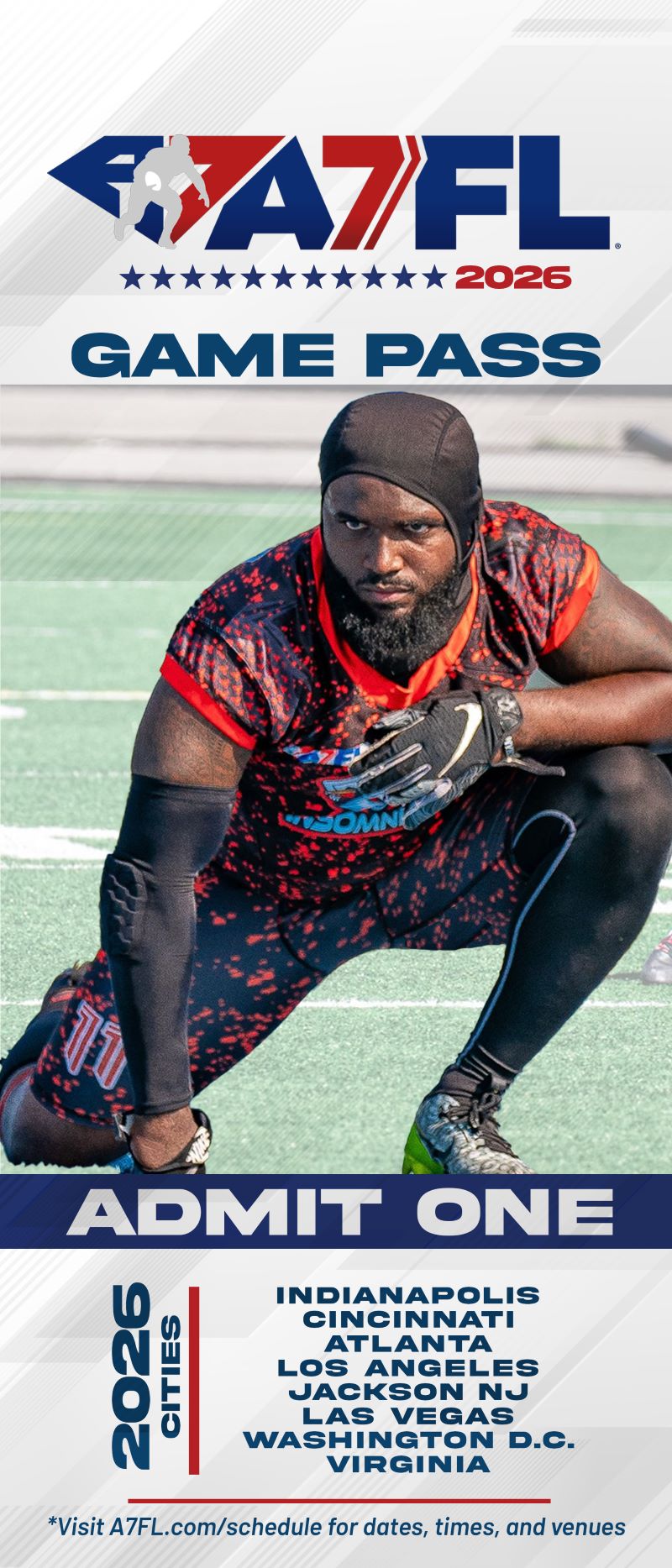 A7FL 2026 Game Ticket